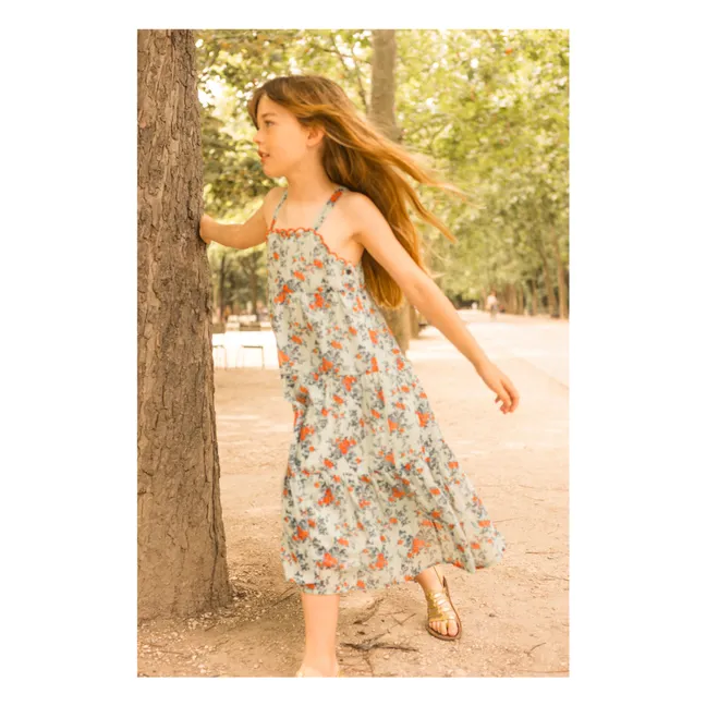 Vestido Maria Lurex | Verde agua
