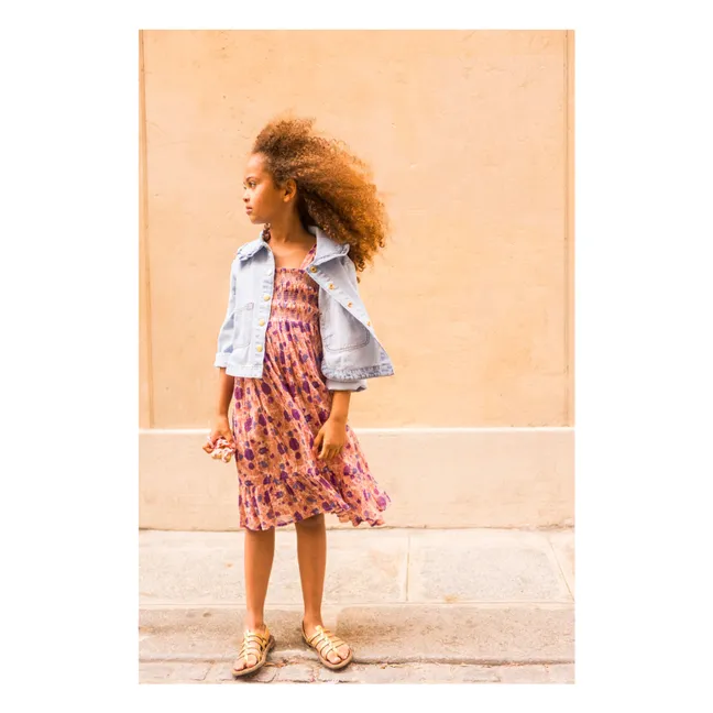 Kleid Lucilia Lurex | Blassrosa