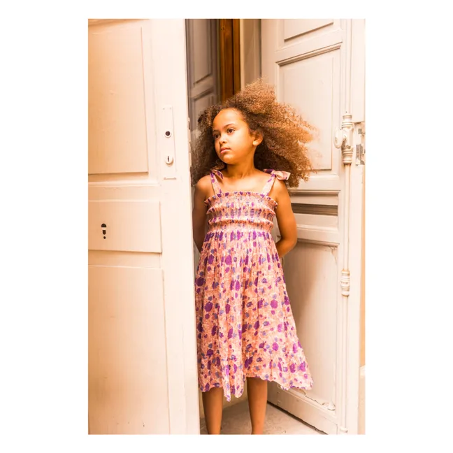Kleid Lucilia Lurex | Blassrosa