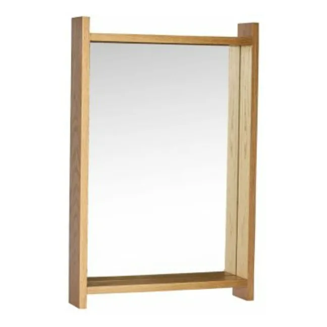 Forma oak mirror 