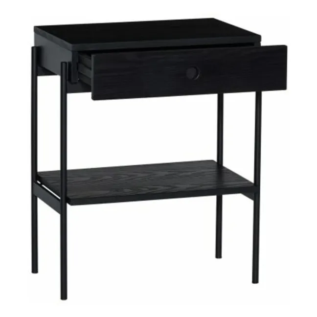 Bedside table Black | Black