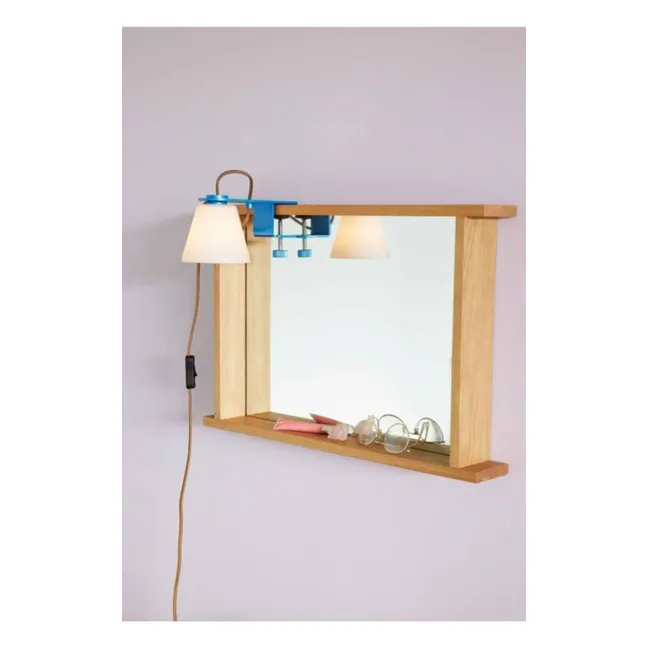 Forma oak mirror 
