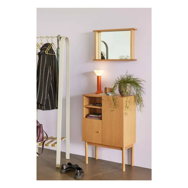Forma oak mirror 