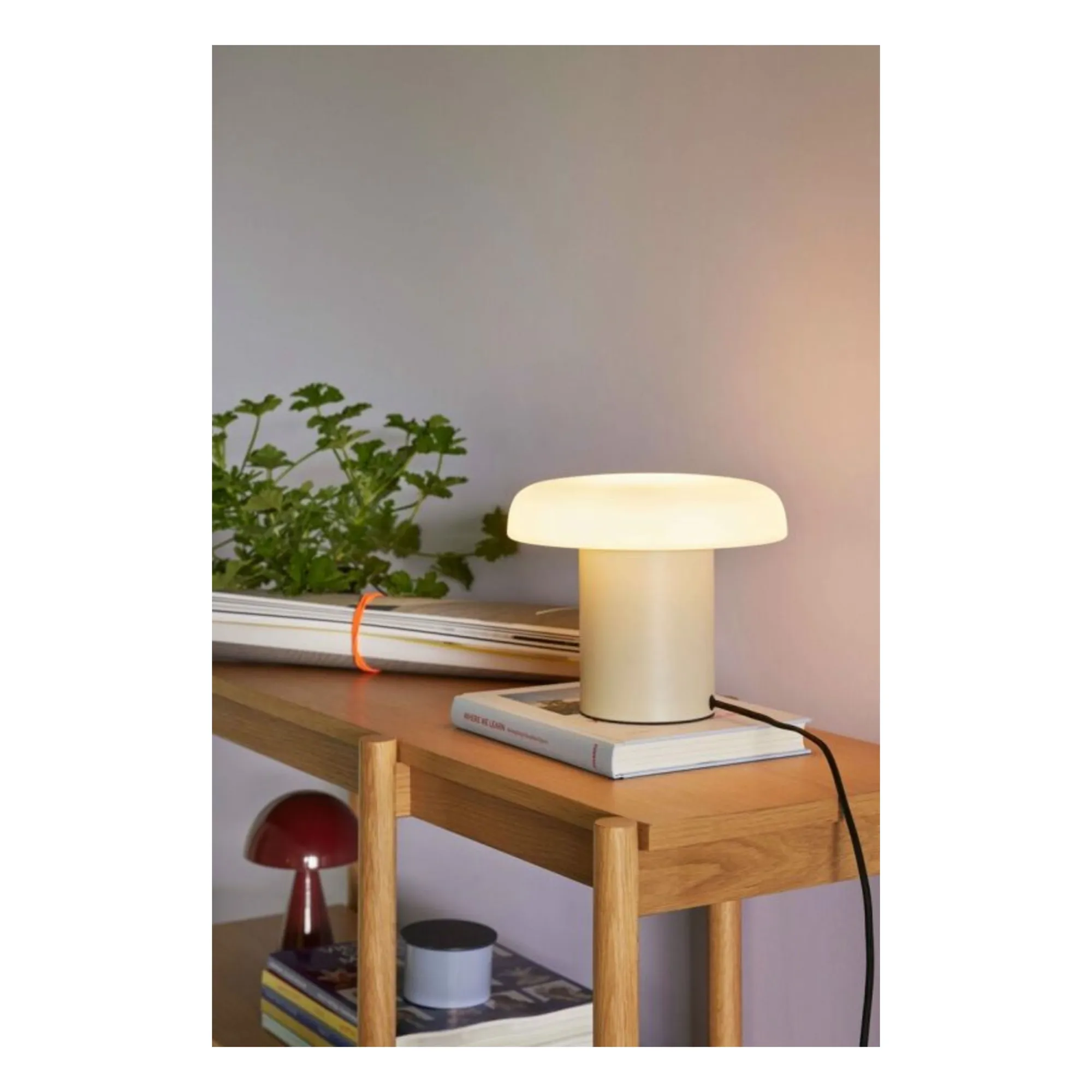 Lampe de table en verre Atelier  | Sable- Image produit n°2