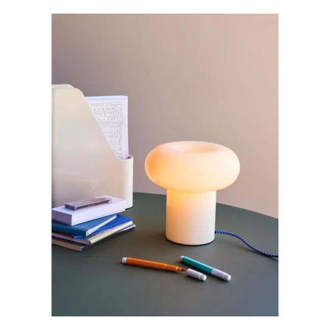 Lampe de table en verre Hues  | Vert d'eau