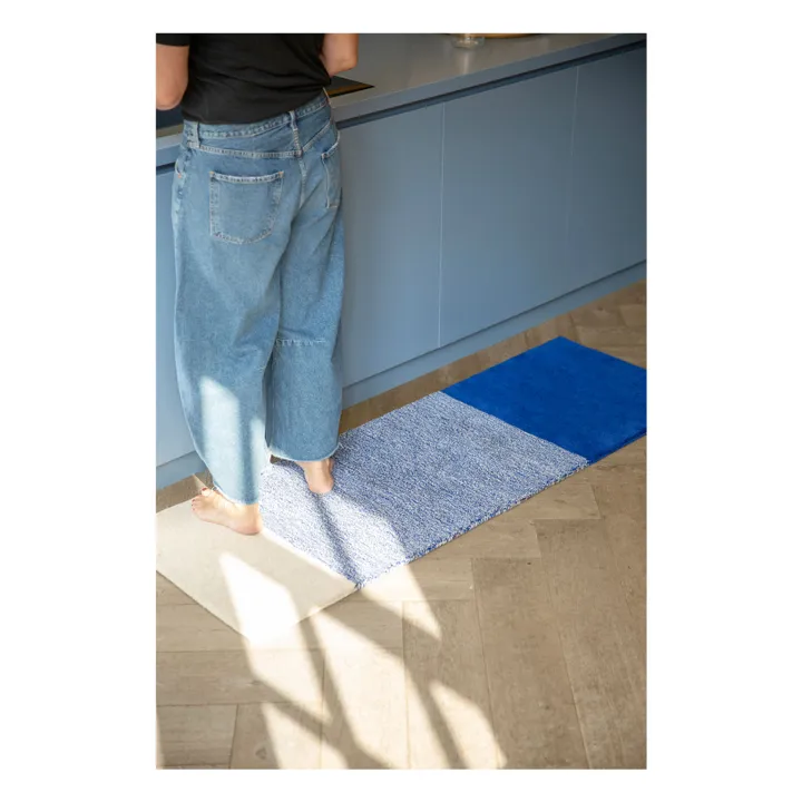 Tapis en laine  | Bleu- Image produit n°2
