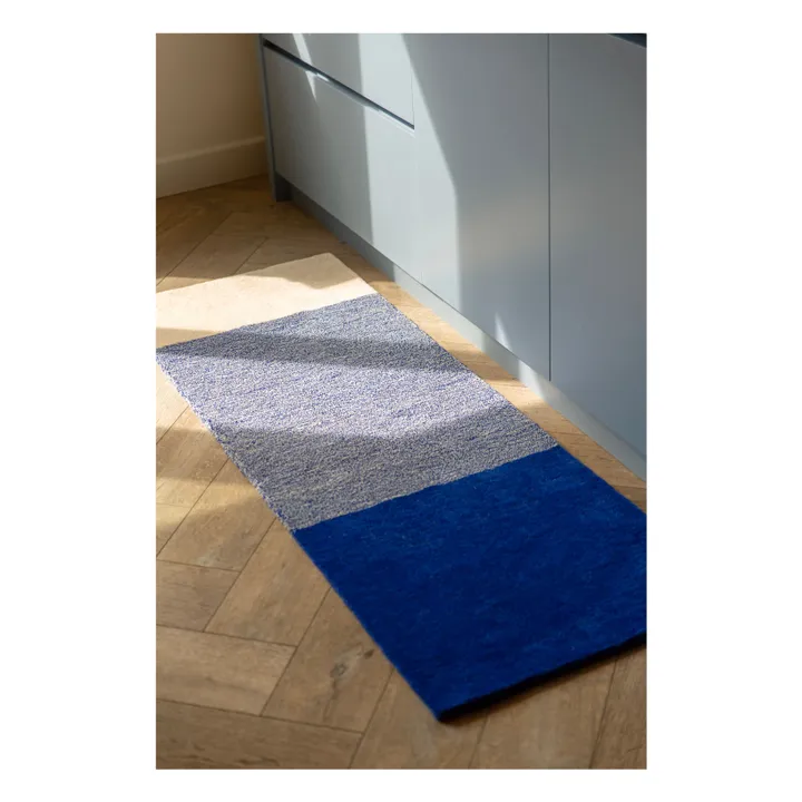 Tapis en laine  | Bleu- Image produit n°5