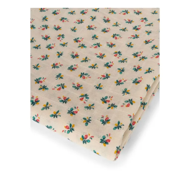 Organic cotton swaddling diaper Flowers