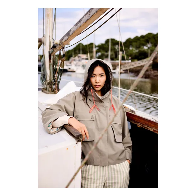 Parka Florina | Verde arcilla