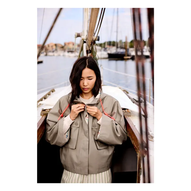 Parka Florina | Verde arcilla