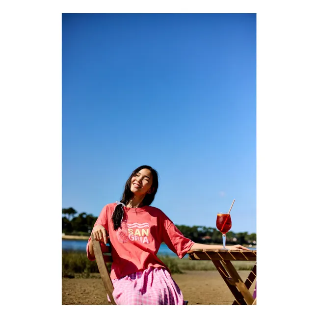 Camiseta Fataya de algodón orgánico | Rojo