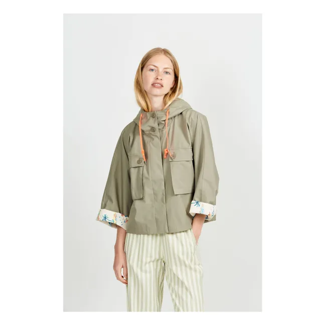Parka Florina | Verde arcilla