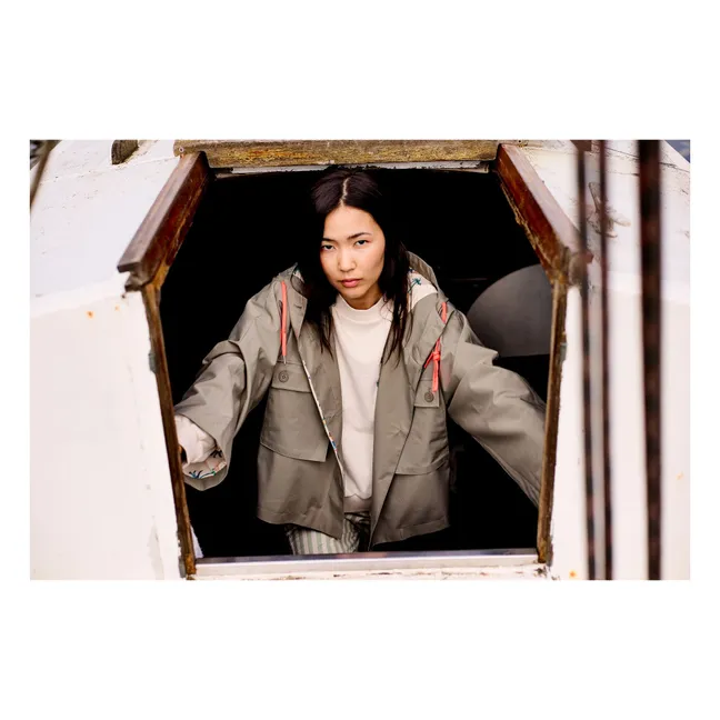 Parka Florina | Verde arcilla