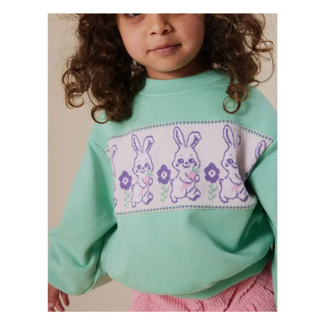 Sweat Hazel Eponge | Vert amande