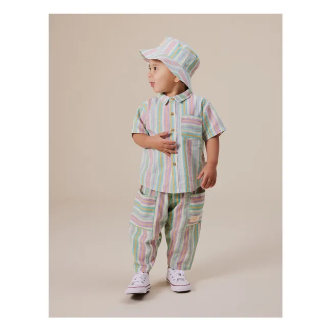 Camisa Holiday Linen | Verde Almendra