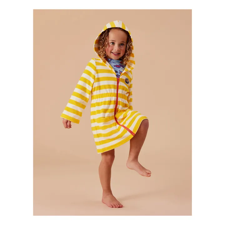 Peignoir Little Fishy | Jaune- Image produit n°3