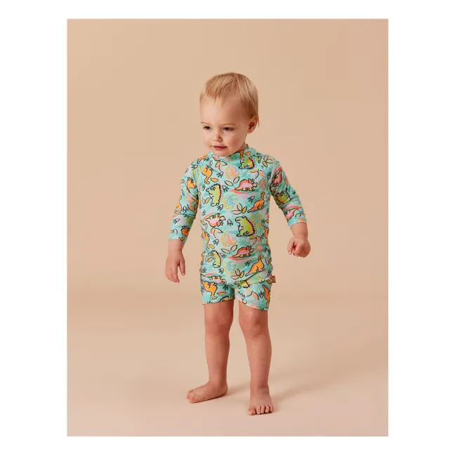 Short de Bain Dino Jungle | Vert