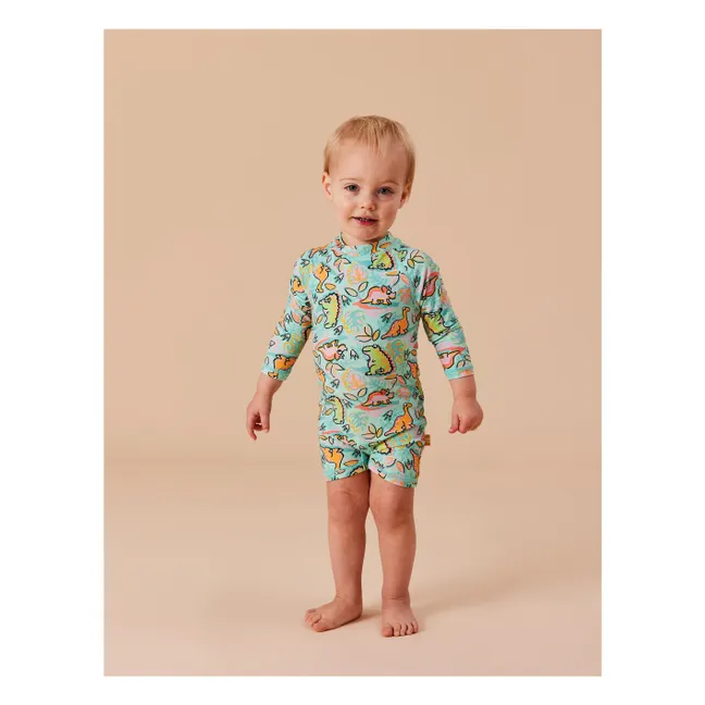 Short de Bain Dino Jungle | Vert