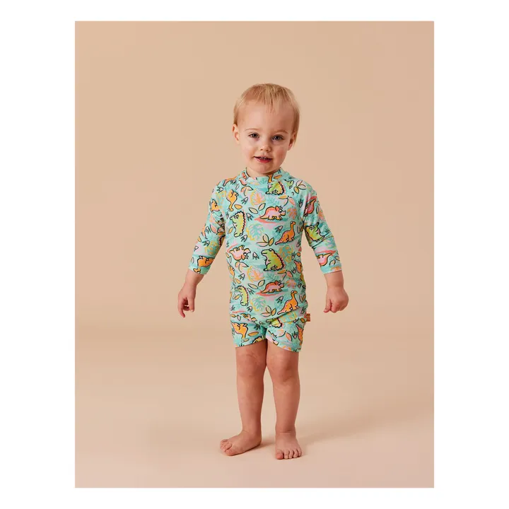 Short de Bain Dino Jungle | Vert- Image produit n°2