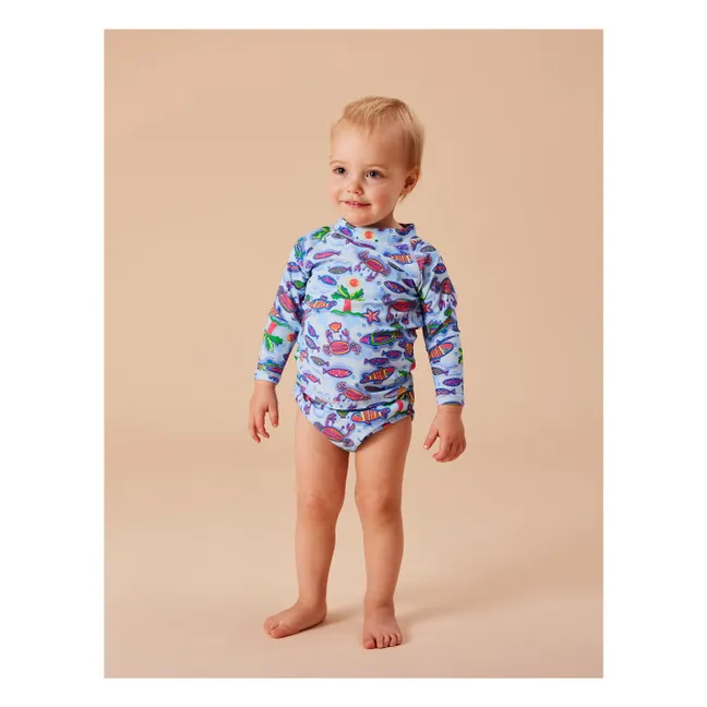 T-Shirt Anti-UV Daydream Island | Bleu ciel