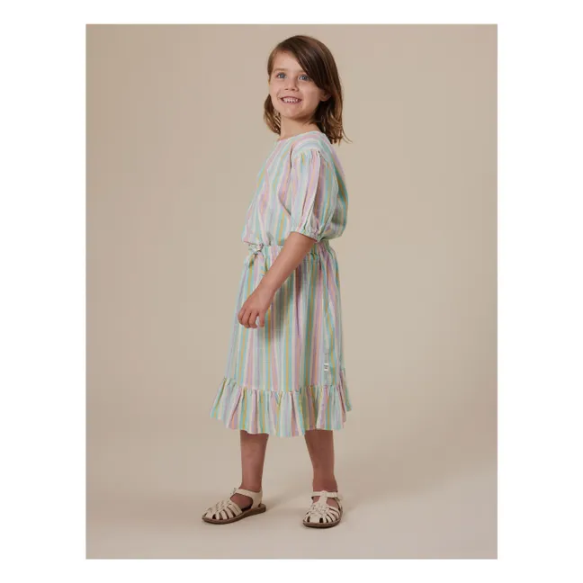 Blouse Puff Lin | Vert amande