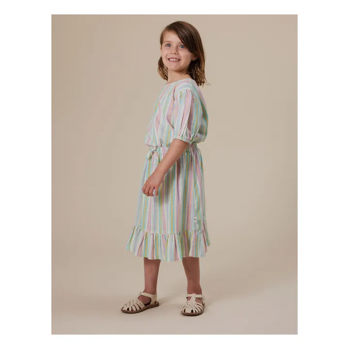 Blusa puff de lino | Verde Almendra- Imagen del producto n°2