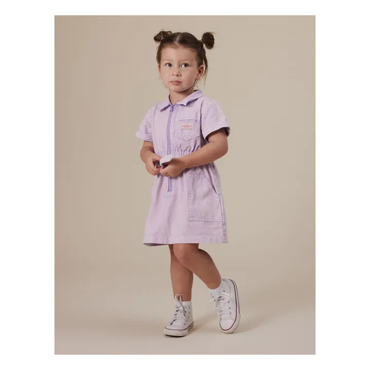 Robe Piper Denim | Mauve- Image produit n°2