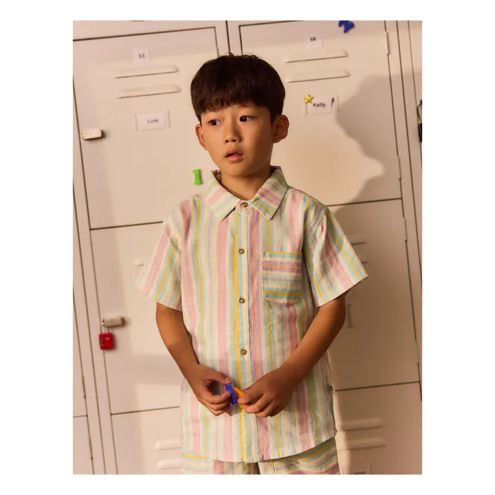 Chemise Holiday Lin | Vert amande- Image produit n°6