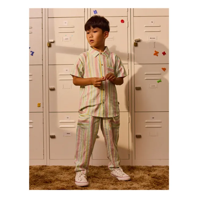 Camisa Holiday Linen | Verde Almendra