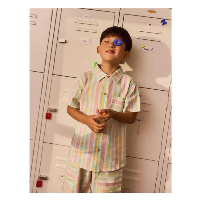 Camisa Holiday Linen | Verde Almendra
