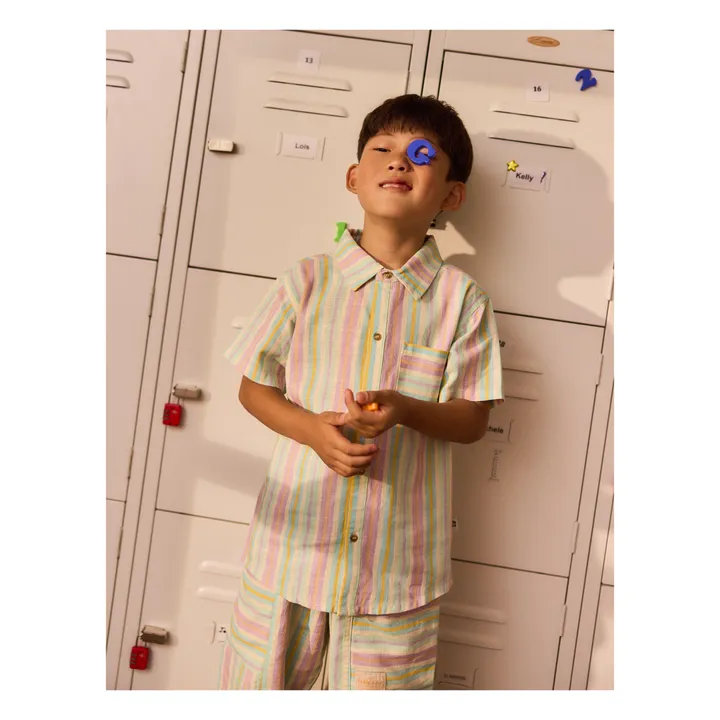 Chemise Holiday Lin | Vert amande- Image produit n°5