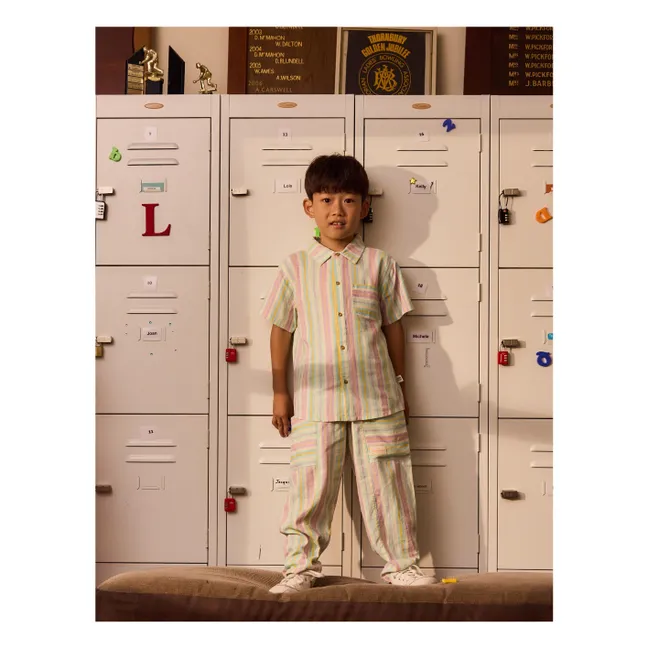 Camisa Holiday Linen | Verde Almendra
