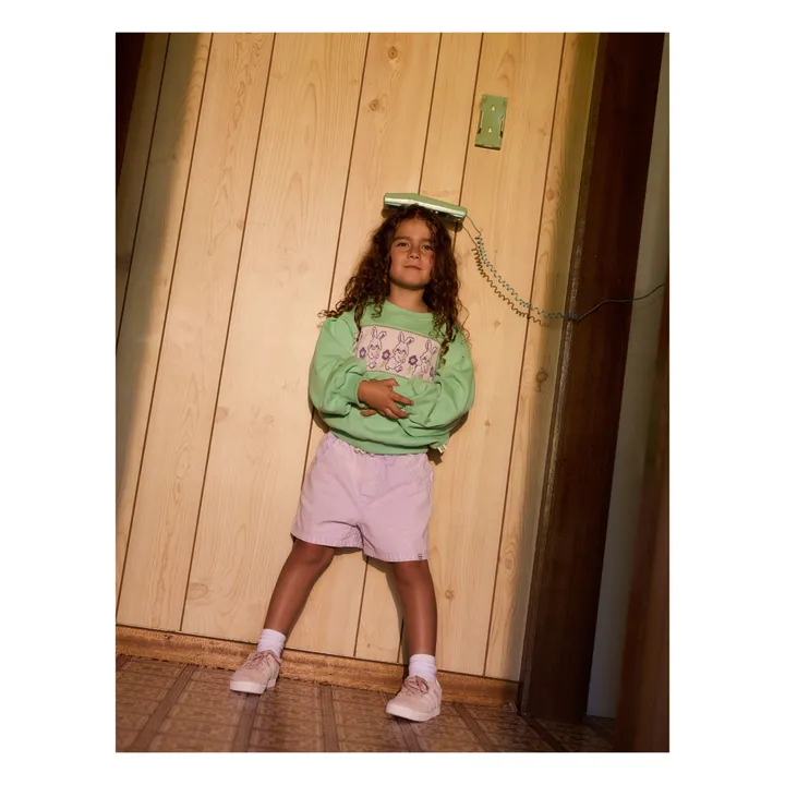 Sweat Hazel Eponge | Vert amande- Image produit n°0