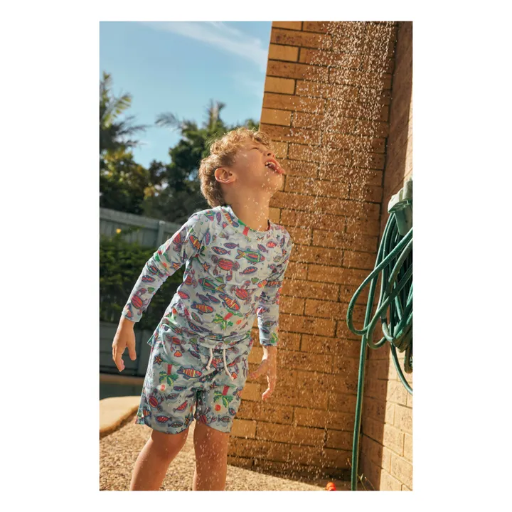 T-Shirt Anti-UV Daydream Island | Bleu ciel- Image produit n°1