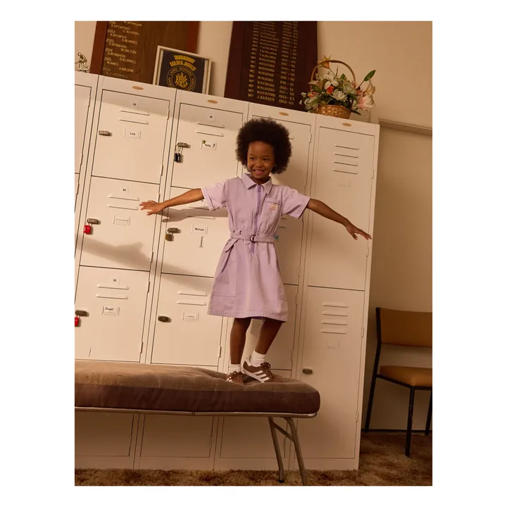 Robe Piper Denim | Mauve- Image produit n°3