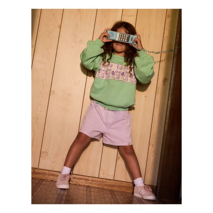 Short Ziggy Denim | Mauve- Image produit n°5