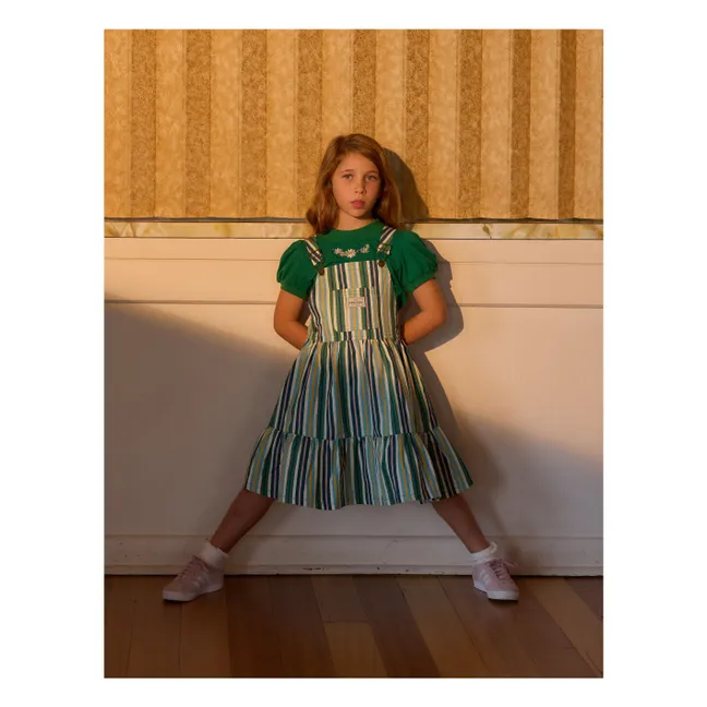 T-Shirt Eden Brodé | Vert sapin