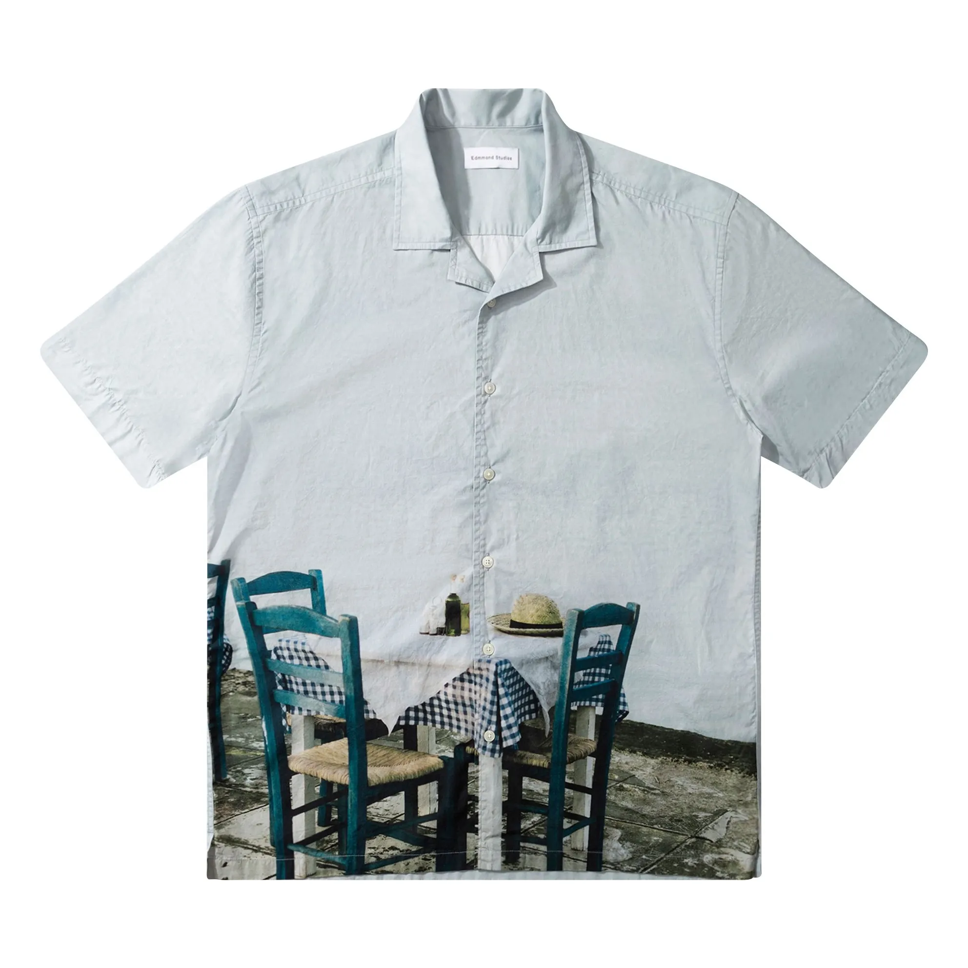 Edmmond Studios Light Blue Sunset Postcard Shirt