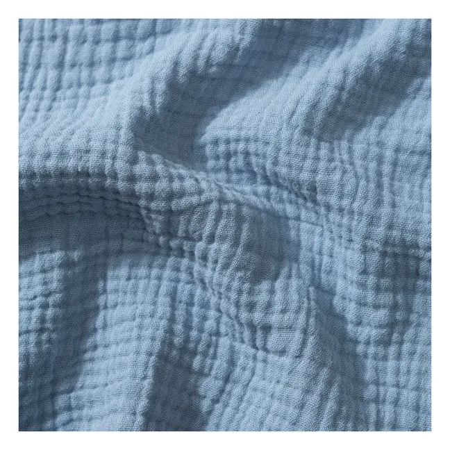 Camisa a presión | Azul