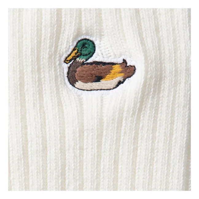 Socken Duck | Grauweiß