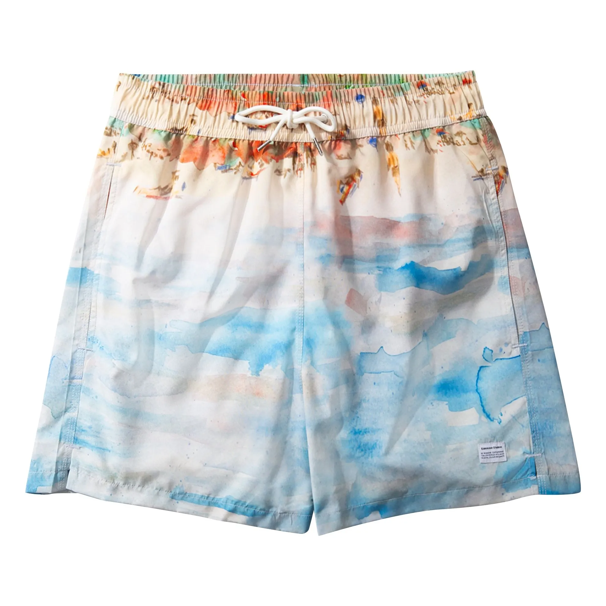 Edmmond Studios Blue Beach Day Swim Shorts