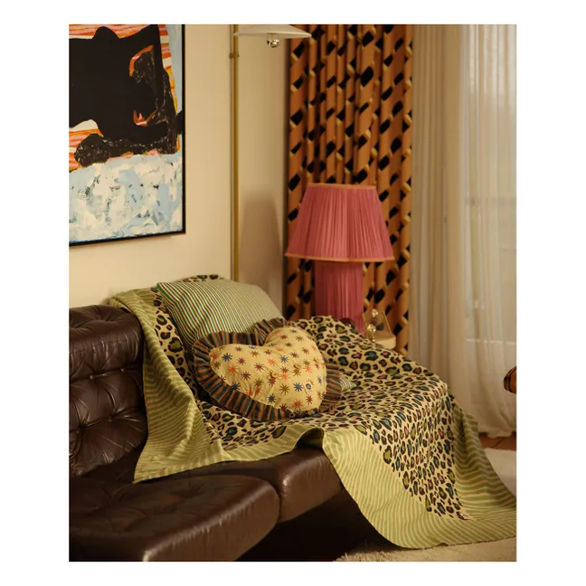 Lancio e totebag in cotone Disco Leopard | Multicolore