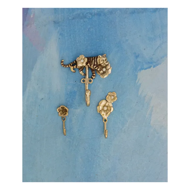Maisie Flower coat hook | Brass