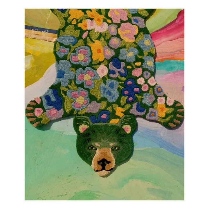 Alfombra de lana Josie Jardin | Verde- Imagen del producto n°6