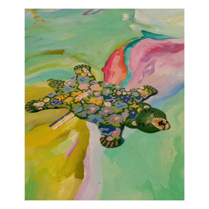 Alfombra de lana Josie Jardin | Verde- Imagen del producto n°2