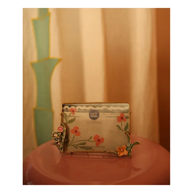 Ivy brass photo frame | Brass