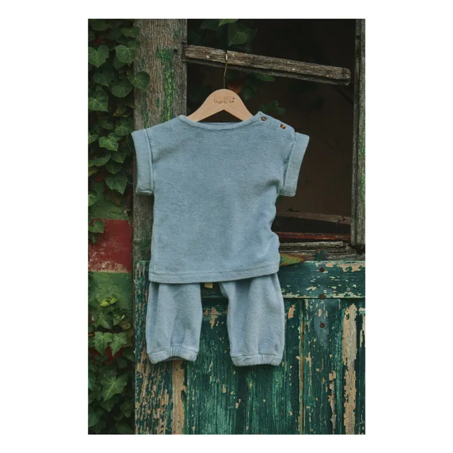 T-Shirt Laurier Eponge | Grey blue