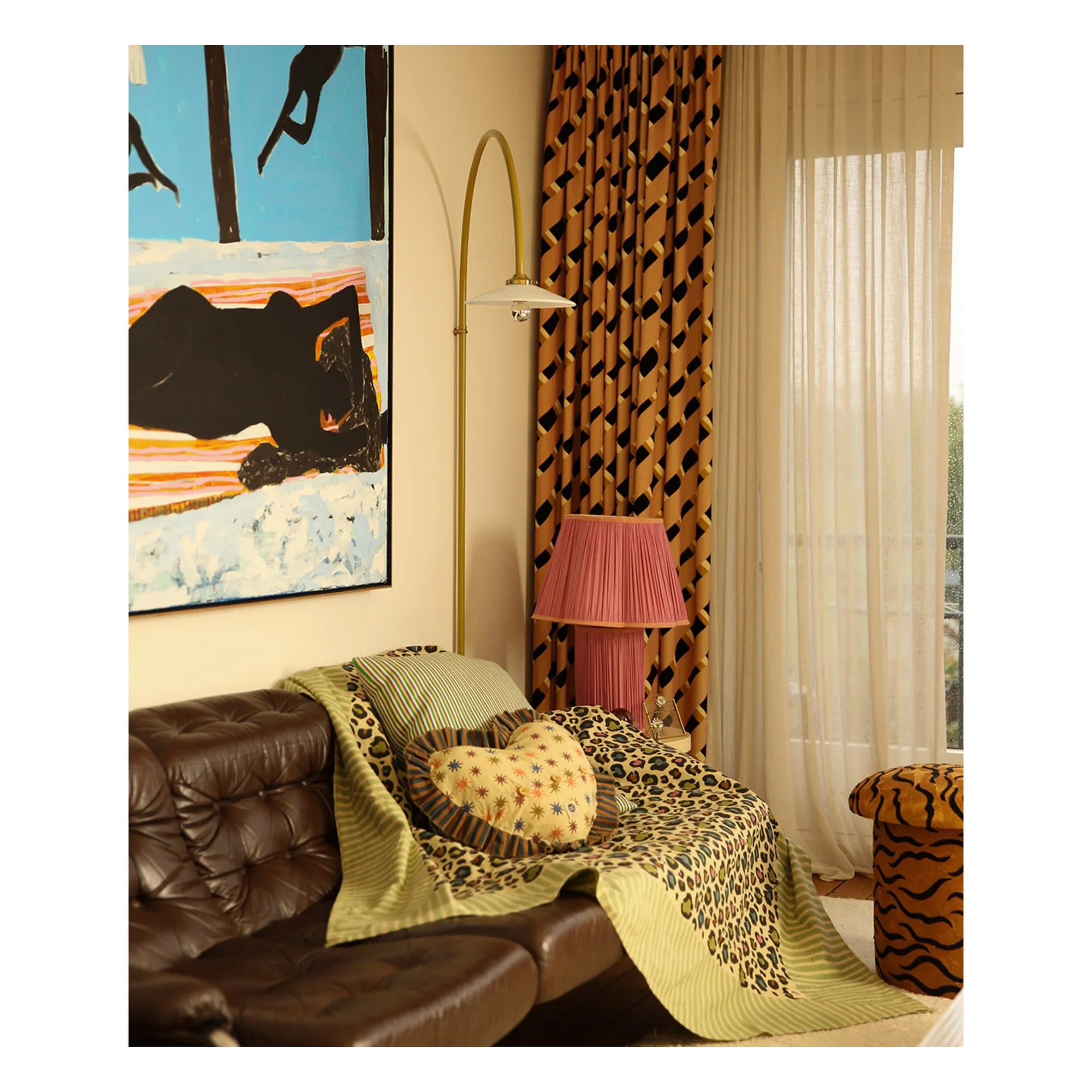 Coussin cœur Noa Star | Multicolore- Image produit n°6