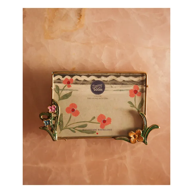 Fotorahmen aus Messing Ivy | Gelbguss