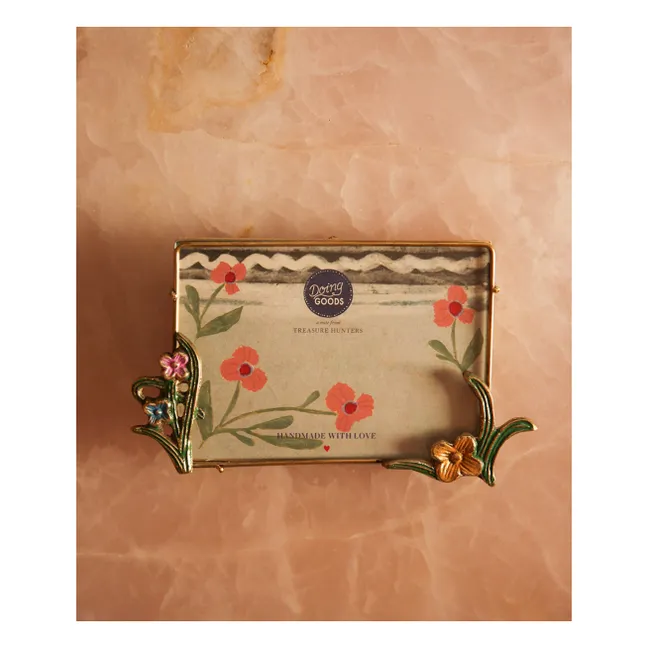 Ivy brass photo frame | Brass
